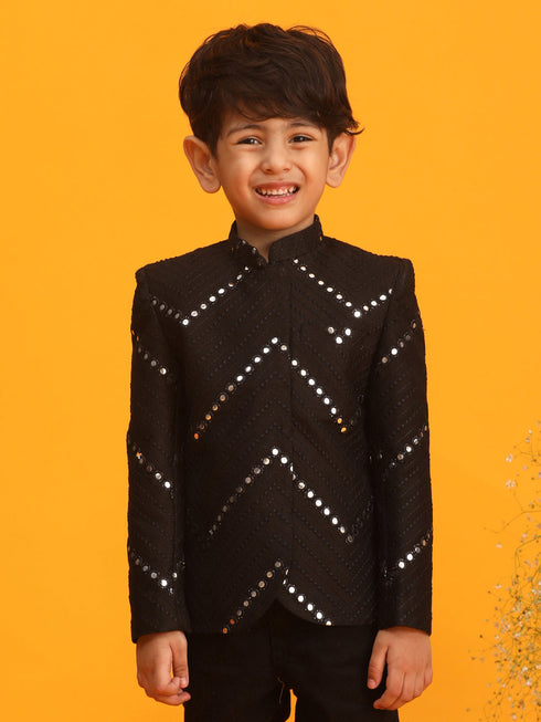 Boy's' Black Jodhpuri